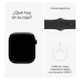 Miniatura de Apple Watch Series 10 GPS Caja de Aluminio Negro Azabache 46 mm Correa Deportiva Negra M-L