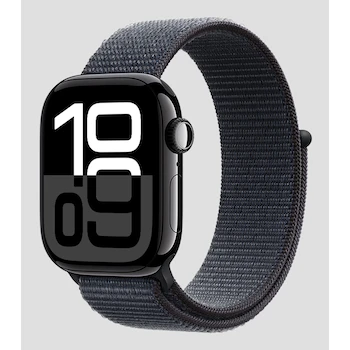 Imagen 2 de Apple Watch Series 10 GPS con Caja de Aluminio Negro Azabache de 42 mm y Correa Loop Deportiva Color Tinta