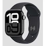 Miniatura de Apple Watch Series 10 GPS con Caja de Aluminio en Color Negro Azabache de 42 mm y Correa Deportiva Negra en Talla S-M