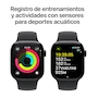 Miniatura de Apple Watch Series 10 GPS con Caja de Aluminio en Color Negro Azabache de 42 mm y Correa Deportiva Negra en Talla S-M