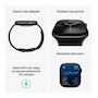 Miniatura de Apple Watch Series 10 GPS Caja Aluminio Plata 46mm Correa Deportiva Azul Denim M-L