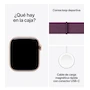 Miniatura de Apple Watch Series 10 GPS 42mm Caja Aluminio Oro Rosa Correa Loop Deportiva Ciruela Modelo MWWK3AM/A