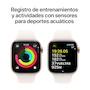 Miniatura de Apple Watch Series 10 GPS 42mm Caja Aluminio Oro Rosa Correa Deportiva Rosa Rubor S-M Modelo MWWH3AM/A