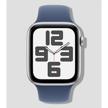 Imagen de referencia para Apple Watch SE GPS Caja Aluminio Plata 44mm Correa Deportiva Azul Denim