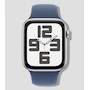 Miniatura de Apple Watch SE GPS Caja Aluminio Plata 44mm Correa Deportiva Azul Denim