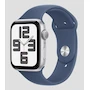 Miniatura de Apple Watch SE GPS Caja Aluminio Plata 44mm Correa Deportiva Azul Denim
