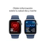 Miniatura de Apple Watch SE GPS Caja Aluminio Plata 44mm Correa Deportiva Azul Denim