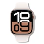 Miniatura de Apple Watch Series 10 GPS Caja Aluminio Oro Rosa 46mm Correa Deportiva Rosa Rubor M-L