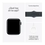 Miniatura de Apple Watch SE GPS 44 mm Caja de Aluminio Color Medianoche con Correa Deportiva Color Medianoche
