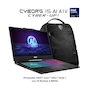 Miniatura de MSI Cyborg 15 AI A1V Translucent Black 15.6" Gaming Laptop Intel Core Ultra 7 155H NVIDIA GeForce RTX 4060 16GB RAM 512GB SSD