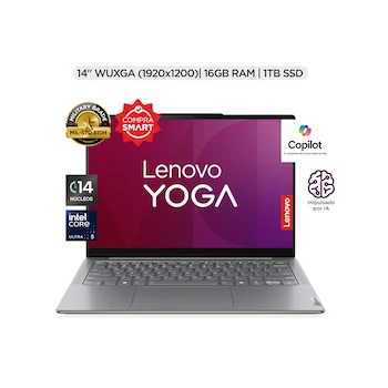 Imagen de referencia para Laptop Lenovo Yoga Slim 7 14" Intel Core Ultra 5 16GB RAM 1TB SSD Luna Grey