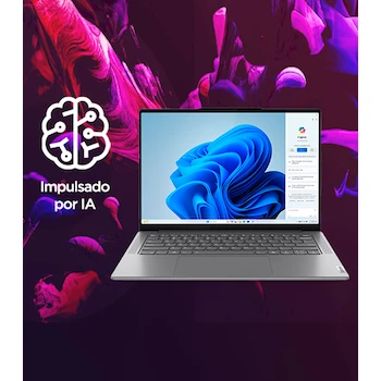 Imagen 2 de Laptop Lenovo Yoga Slim 7 14" Intel Core Ultra 5 16GB RAM 1TB SSD Luna Grey