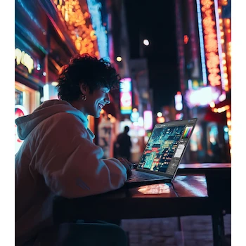 Imagen 3 de Laptop Lenovo Yoga Slim 7i Intel Core Ultra 7 15.3" Touch 32GB RAM 1TB SSD Luna Grey 83HM002WUS