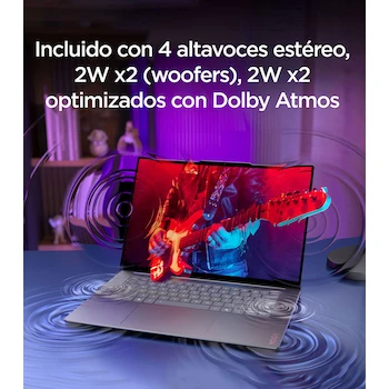 Imagen 4 de Laptop Lenovo Yoga Slim 7i Intel Core Ultra 7 15.3" Touch 32GB RAM 1TB SSD Luna Grey 83HM002WUS