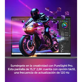 Imagen 5 de Laptop Lenovo Yoga Slim 7i Intel Core Ultra 7 15.3" Touch 32GB RAM 1TB SSD Luna Grey 83HM002WUS