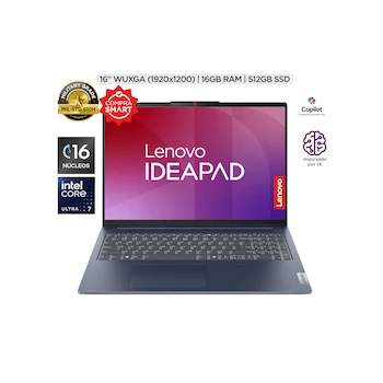 Imagen de referencia para Laptop Lenovo IdeaPad Slim 5 16IMH9 16" Abyss Blue Intel Core Ultra 7 16GB RAM 512GB SSD