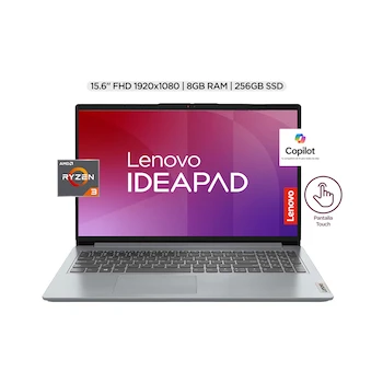 Imagen de referencia para Lenovo IdeaPad 1 15AMN7 15.6" Touchscreen Laptop AMD Ryzen 3 7320U 8GB RAM 256GB SSD Radeon 610M Graphics Abyss Blue