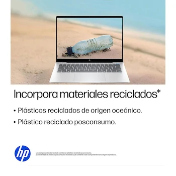Imagen 2 de HP OmniBook X 14-inch Meteor Silver Laptop with Qualcomm Snapdragon X Plus X1P-42-100 Processor, 16GB RAM, 1TB SSD