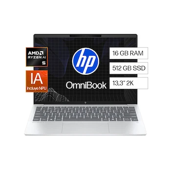 Imagen de referencia para HP OmniBook 7 Laptop 13.3-inch AMD Ryzen 5 Processor 16GB RAM 512GB SSD