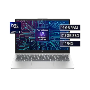 Imagen 4 de Laptop HP 14-ep1000la Intel Core Ultra 5 16GB RAM 512GB SSD 14 Pulgadas Plateado Natural