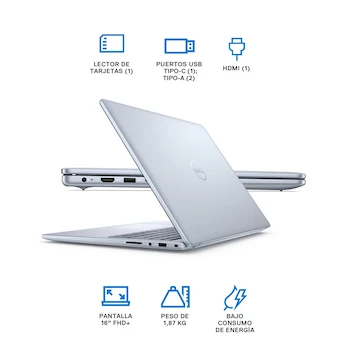 Imagen 3 de Laptop Dell Inspiron 5640 16 Pulgadas Intel Core 7 150U 16GB RAM 1TB SSD Plata