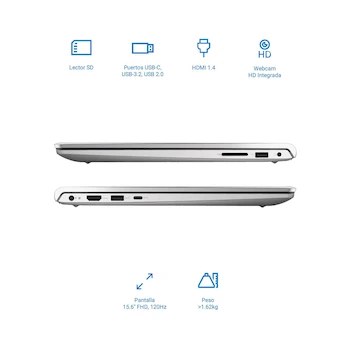 Imagen 5 de Laptop Dell Inspiron 15 3530 Plata 15.6" Intel Core i7-1355U 16GB RAM DDR4 1TB SSD