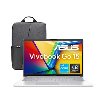 Imagen de referencia para Laptop Asus Vivobook Go 15 E1504GA-NJ435W 15.6" Intel Core i3 8GB RAM 512GB SSD Plata