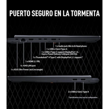 Imagen 4 de Asus TUF Gaming Laptop FX608JH 16" 16GB RAM 512GB SSD