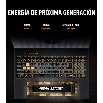 Imagen 5 de Asus TUF Gaming Laptop FX608JH 16" 16GB RAM 512GB SSD