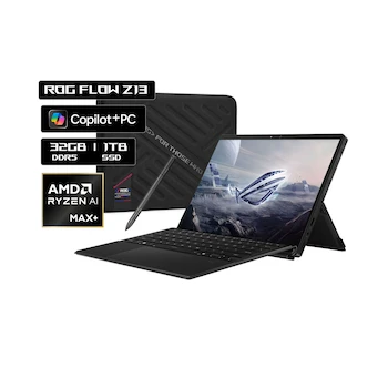 Imagen de referencia para Asus ROG Flow Z13 GZ302EA AMD R-AI MAX 2-en-1 Laptop 13.4" 32GB RAM 1TB SSD con Stylus y Funda