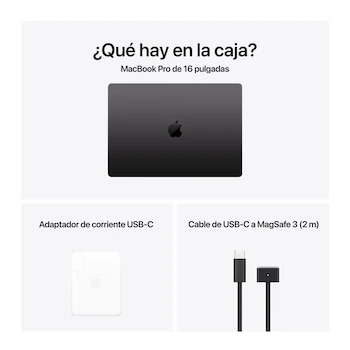 Imagen 4 de Apple MacBook Pro 16" Chip M4 Max 14-Core CPU 32-Core GPU 36GB Unified RAM 1TB SSD Space Black