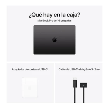 Imagen 4 de Apple MacBook Pro 16-inch M4 Pro Chip 14-Core CPU 20-Core GPU 24GB Unified Memory 512GB SSD Space Black