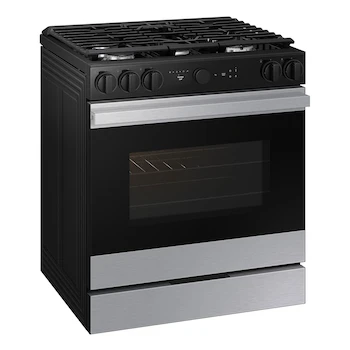 Imagen 4 de Estufa de Piso Samsung Bespoke NSG6DG8500SRAX Gas LP 30" Acero Inoxidable