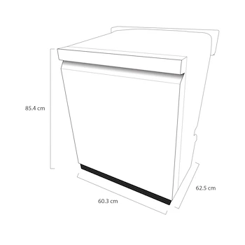 Imagen 4 de Lavavajillas LG Modelo LDP6810SS de 15 Servicios en Acero Inoxidable