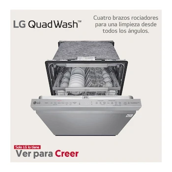 Imagen 5 de Lavavajillas LG Modelo LDP6810SS de 15 Servicios en Acero Inoxidable