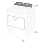 Miniatura de Whirlpool Secadora a Gas Carga Superior 20 kg Blanca Modelo 7MWGD1930JM