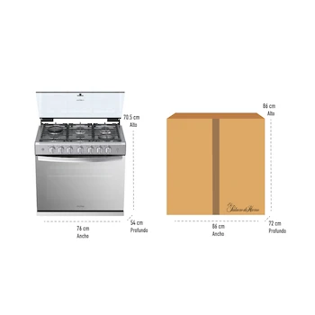Imagen 2 de Whirlpool WER3100D Estufa Empotrable Xpert Flamma Gas 30" Gris