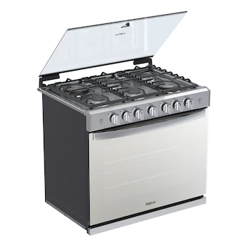 Imagen 3 de Whirlpool WER3100D Estufa Empotrable Xpert Flamma Gas 30" Gris