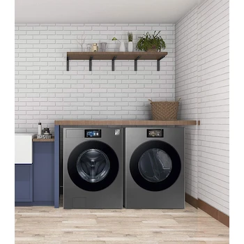 Imagen 2 de Samsung Bespoke AI Lavasecadora Carga Frontal FWD90F26AUDSP 26 kg Lavado 24 kg Secado Gas LP