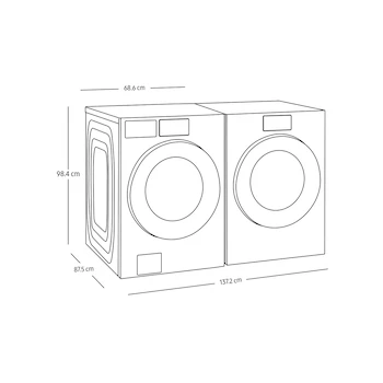 Imagen 3 de Samsung Bespoke AI Lavasecadora Carga Frontal FWD90F26AUDSP 26 kg Lavado 24 kg Secado Gas LP