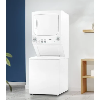 Imagen 2 de Centro de Lavado Mabe MCL2440PSBB0 a Gas LP de Carga Frontal 24 Kg Blanco