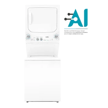 Imagen 4 de Centro de Lavado Mabe MCL2440PSBB0 a Gas LP de Carga Frontal 24 Kg Blanco