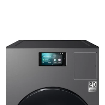 Imagen 4 de Lavasecadora Eléctrica Samsung de Carga Frontal 26 kg Lavado 15 kg Secado Modelo WD26DB8995BZAX Color Inox Negro