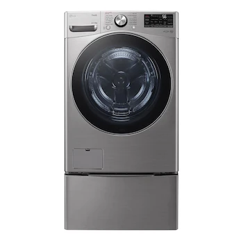 Imagen 5 de Lavasecadora LG Eléctrica con Pedestal 22 Kg Lavado 13 Kg Secado Carga Frontal Modelo WD22VV2S6R Gris