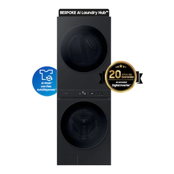 Imagen de referencia para Centro de Lavado Samsung Laundry HUB WH22DBH570GVAX a Gas Natural Convertible a LP Carga Frontal 22 Kg Negro