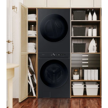 Imagen 2 de Centro de Lavado Samsung Laundry HUB WH22DBH570GVAX a Gas Natural Convertible a LP Carga Frontal 22 Kg Negro