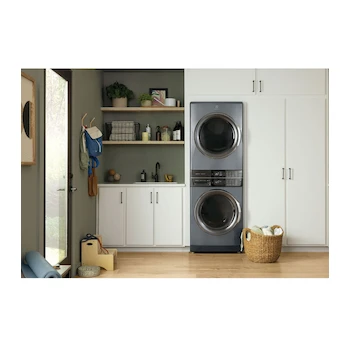 Imagen 2 de Electrolux Lavasecadora a Gas 21 Kg de una sola unidad Laundry Tower Serie 300 Carga Frontal ELTG7600AT Gris