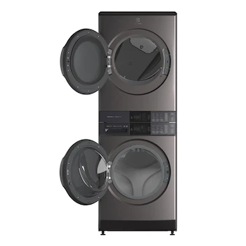 Imagen 4 de Electrolux Lavasecadora a Gas 21 Kg de una sola unidad Laundry Tower Serie 300 Carga Frontal ELTG7600AT Gris