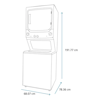 Imagen 2 de Centro de Lavado Mabe MCLP2440PPDG0 a Gas Carga Superior 24 Kg Gris