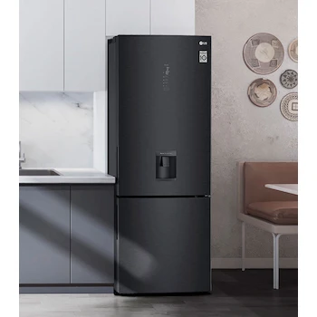 Imagen 2 de Refrigerador LG Bottom Mount GB45SPT 17 Pies Cúbicos Negro